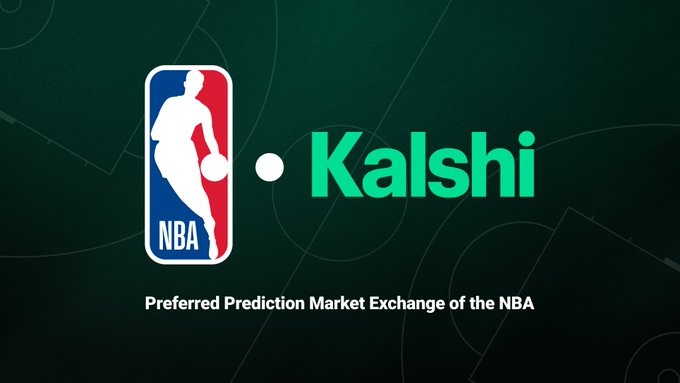 NBA与预测平台Kalshi达成合作后者成NBA首选预测市场交易所